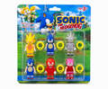 Sonic-style 6-Piece Mini Figure Building Block Pack product photo